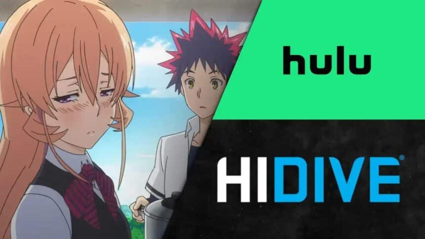Hulu traz quatro animes HIDIVE em setembro de 2025 com opção dublada e legendada