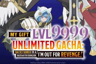 My Gift Lvl 9999 Unlimited Gacha chega à HIDIVE com trailer em inglês e estreia em outubro